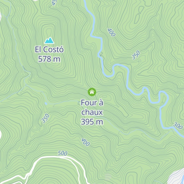 Map of Four à chaux
