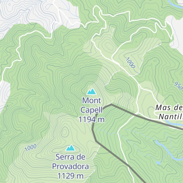 Map of Mont Capell