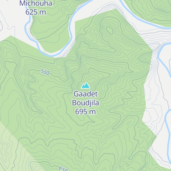 Map of Gaadet Boudjila