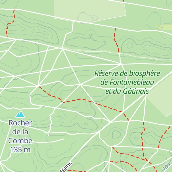 Map of Mont Enflammé