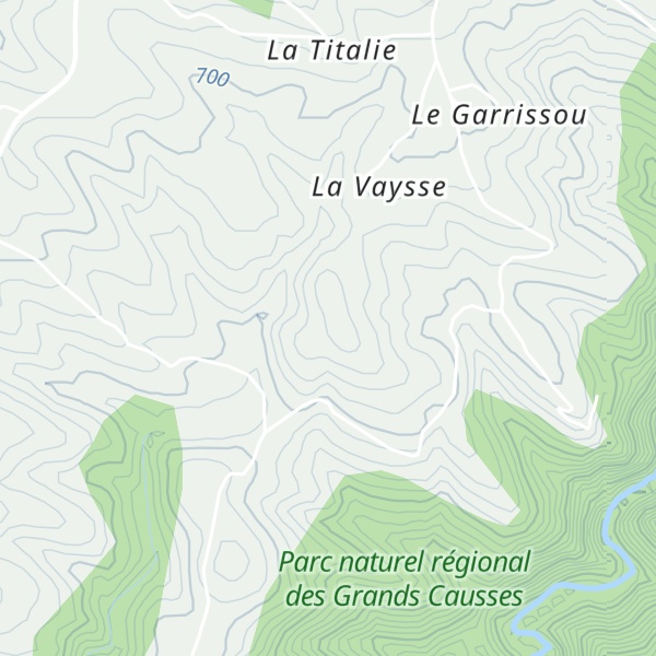 Map of Puech de l'Homme