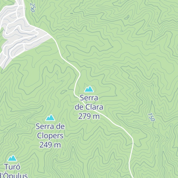 Map of Serra de Clara