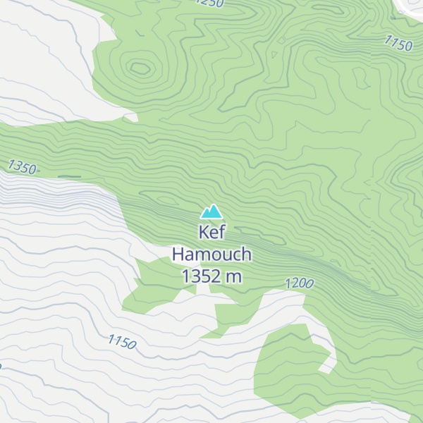 Map of Kef Hamouch