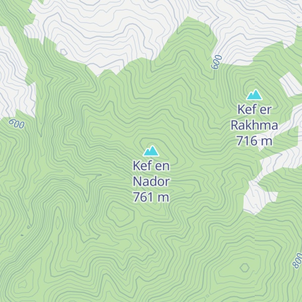 Map of Kef en Nador