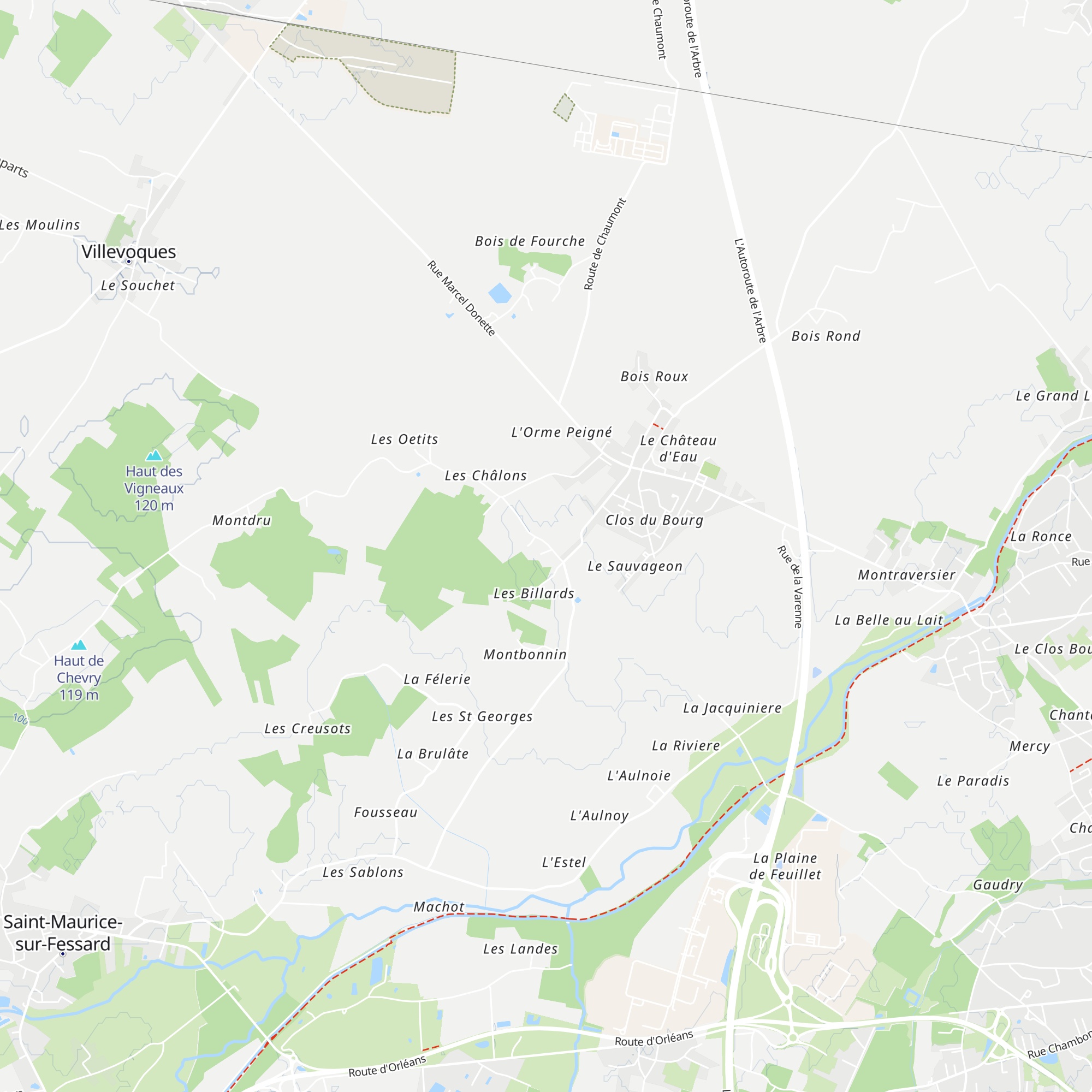 Gîtes de Bois Morin map