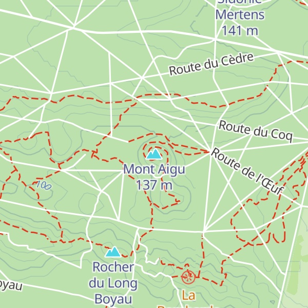 Map of Mont Aigu