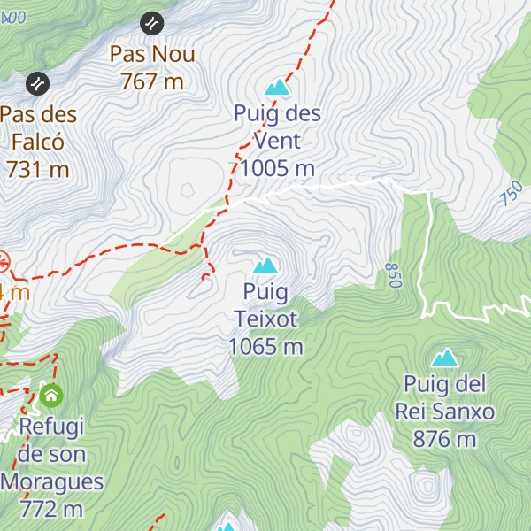 Map of Puig Teixot