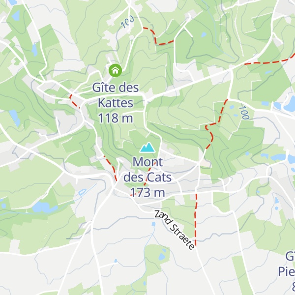 Map of Mont des Cats