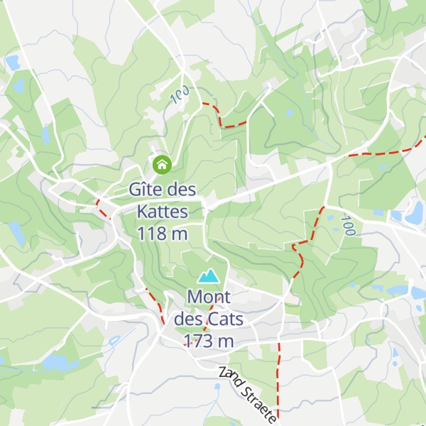 Map of Col de Berthen