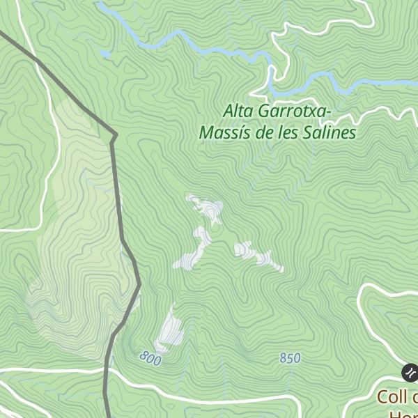 Map of Puig Falcó
