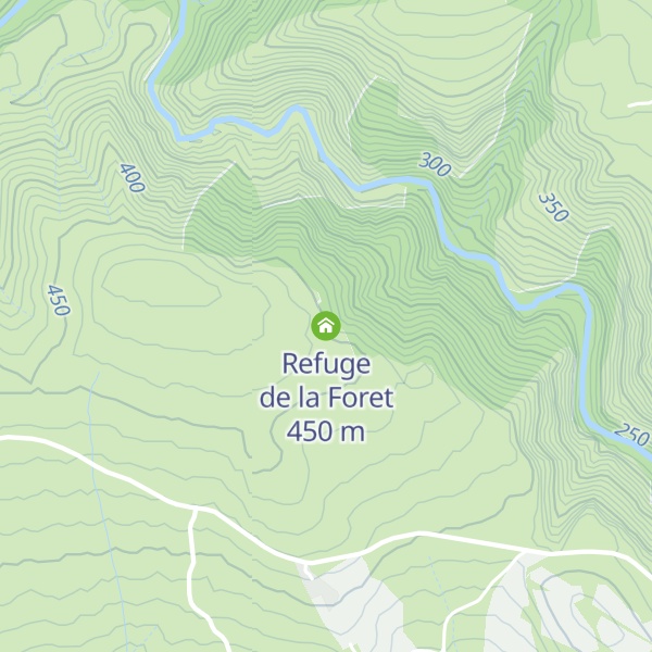 Map of Refuge de la Foret