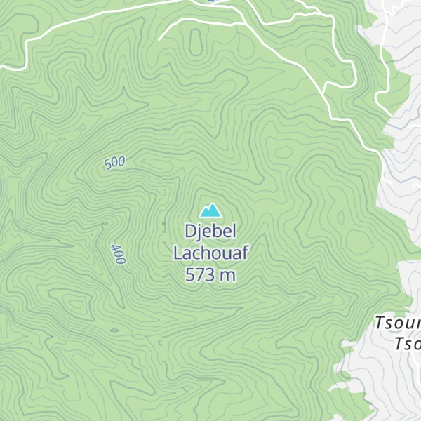 Map of Djebel Lachouaf
