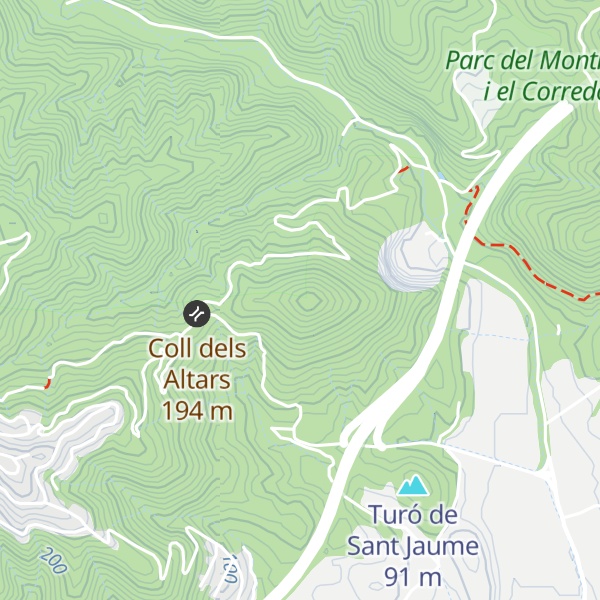 Map of Montpalau