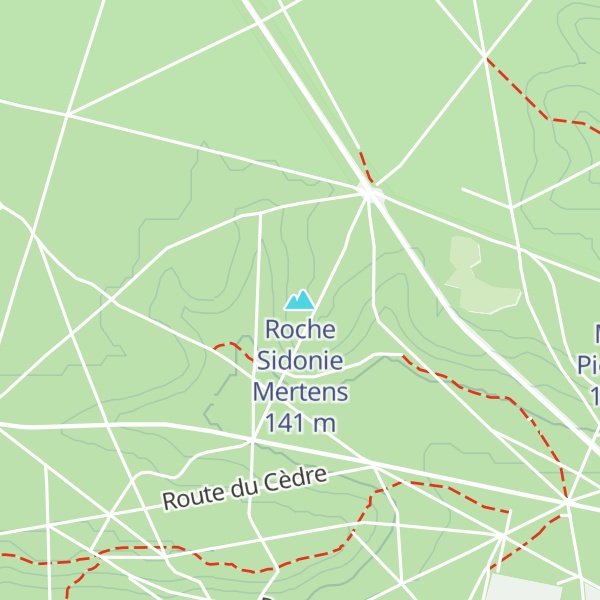 Map of Roche Sidonie Mertens
