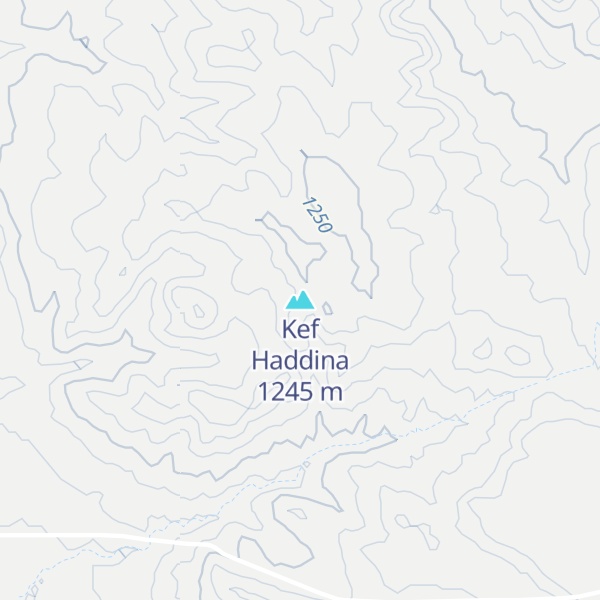 Map of Kef Haddina