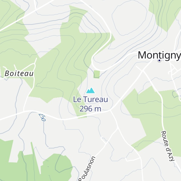 Map of Le Tureau