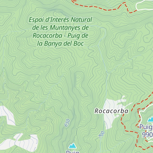 Map of Turó d'Espinassors