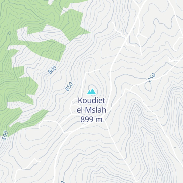 Map of Koudiet el Mslah