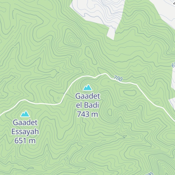 Map of Gaadet el Badi