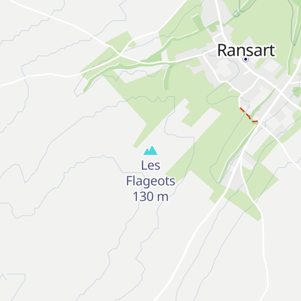 Map of Les Flageots