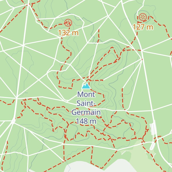 Map of Mont Saint-Germain