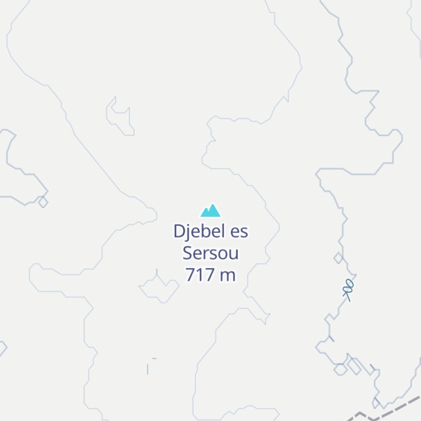 Map of Djebel es Sersou