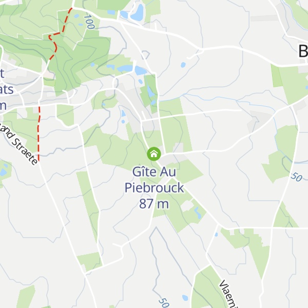 Map of Gîte Au Piebrouck