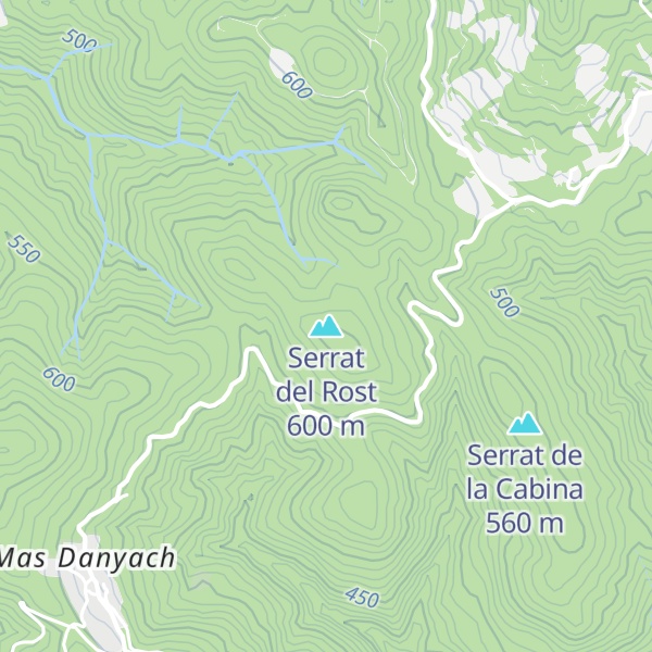 Map of Serrat del Rost