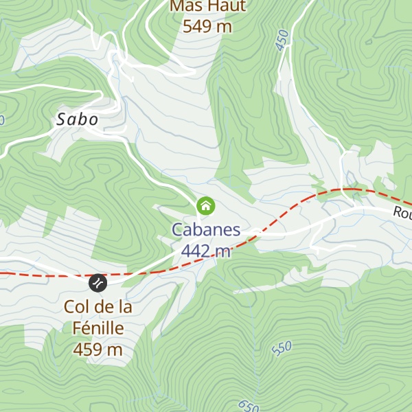 Map of Cabanes