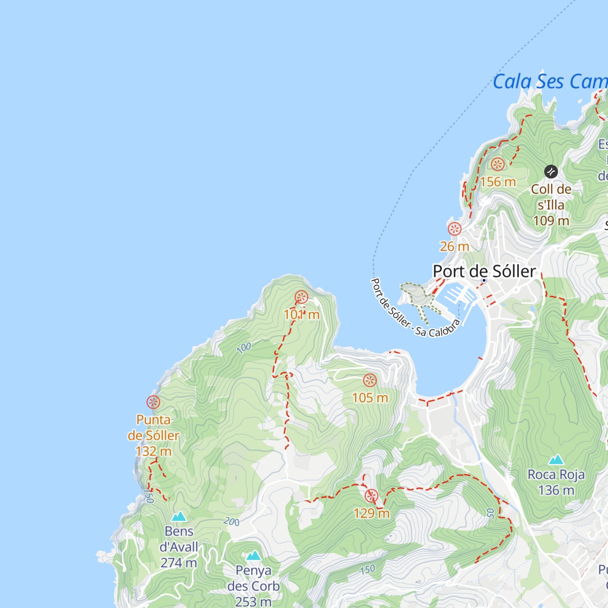 Refugi de Muleta map