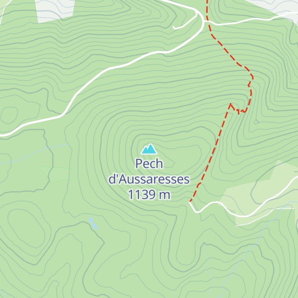 Map of Pech d'Aussaresses