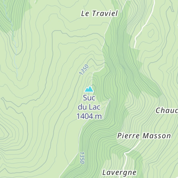 Map of Suc du Lac