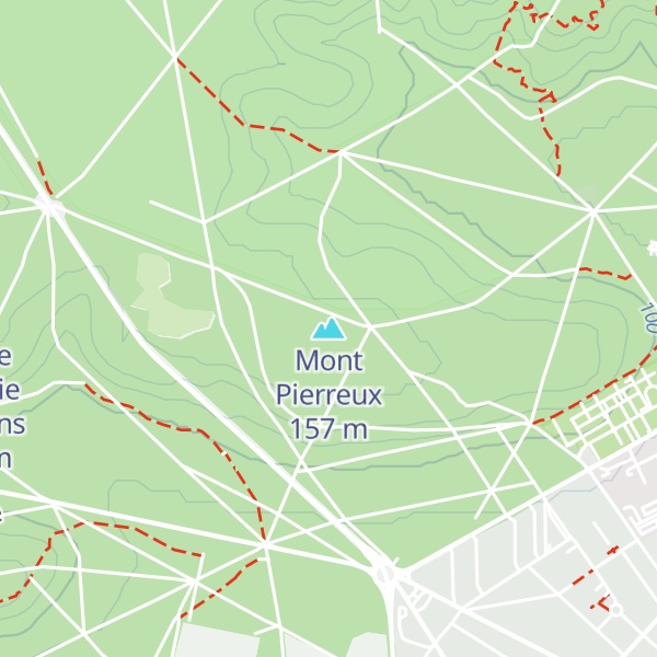 Map of Mont Pierreux