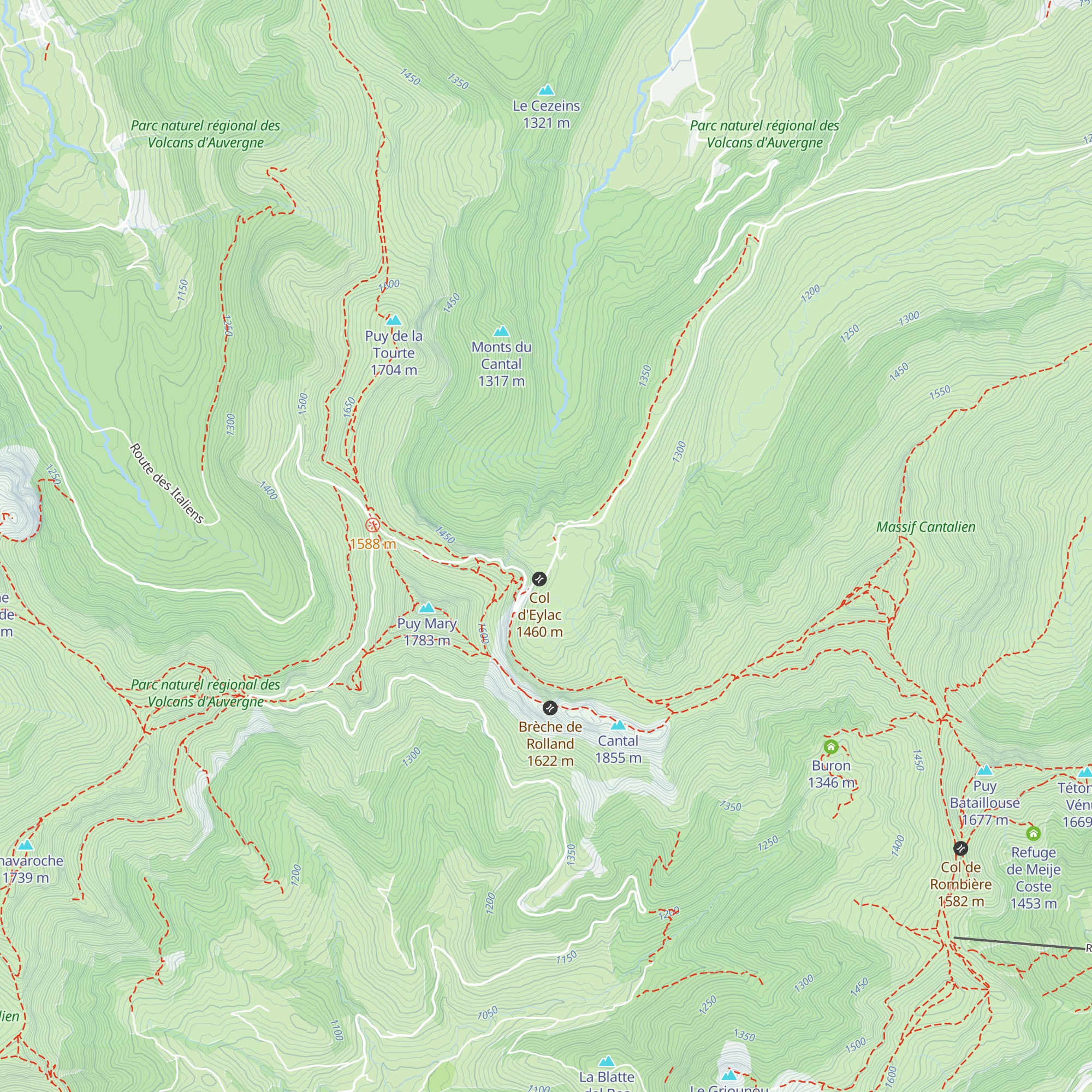 Buron d'Eylac map