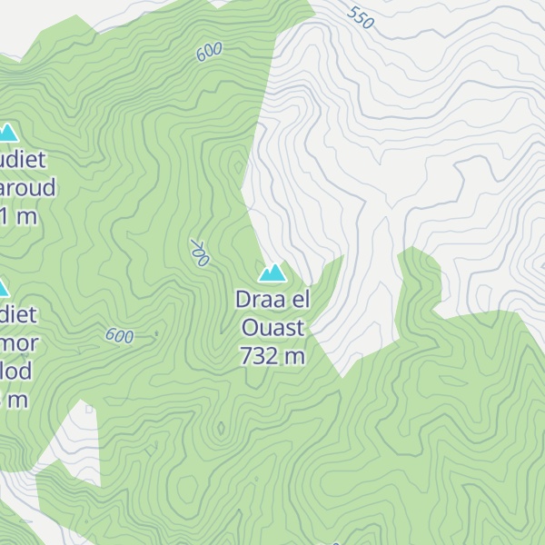 Map of Draa el Ouast