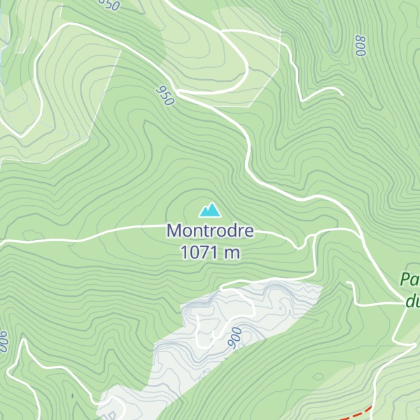 Map of Montrodre