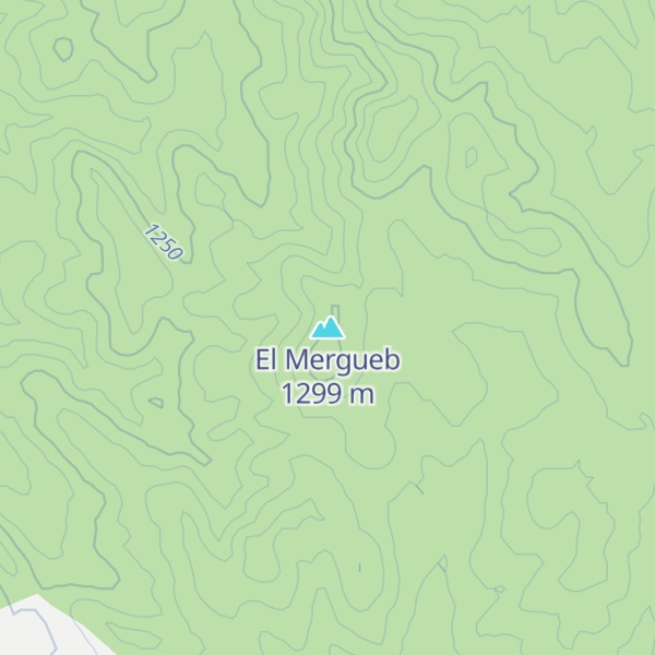 Map of El Mergueb