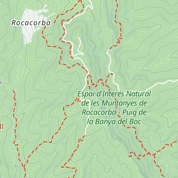 Map of La Roca Corba