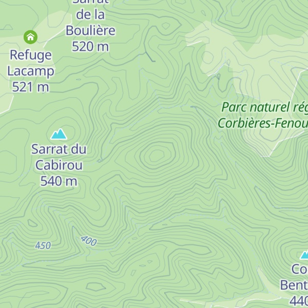 Map of Montredon