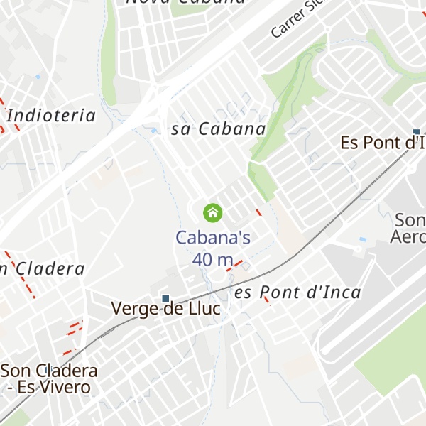 Map of Cabana's