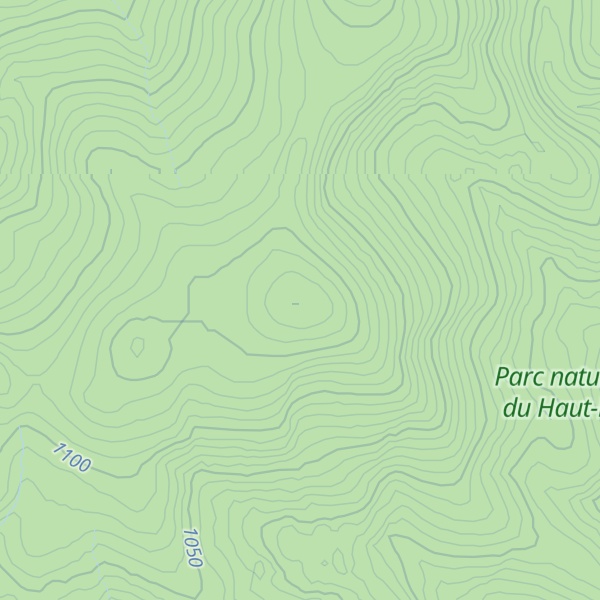 Map of Puech de l'Escournadouyre