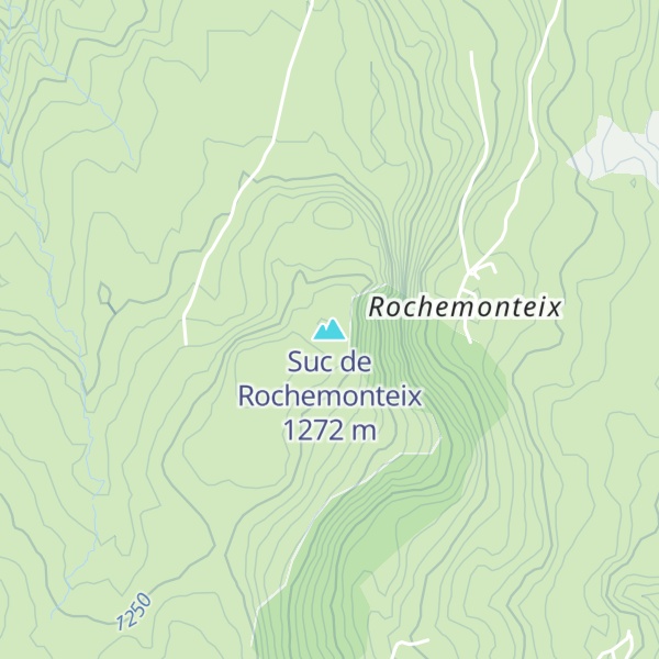Map of Suc de Rochemonteix