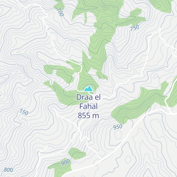 Map of Draa el Fahal