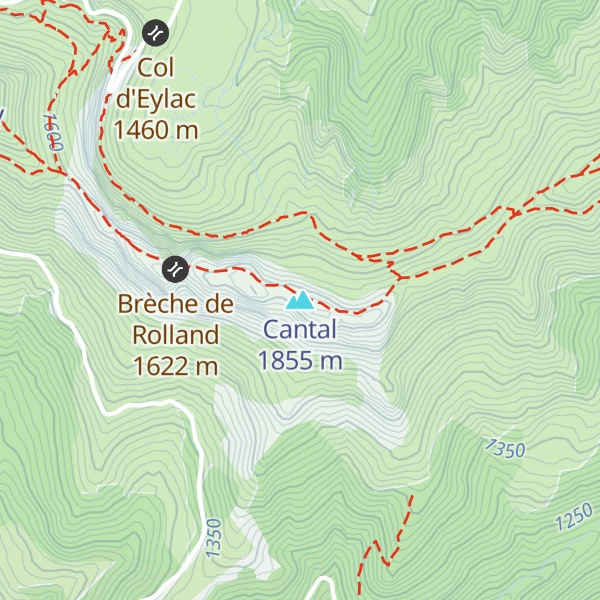Map of Cantal