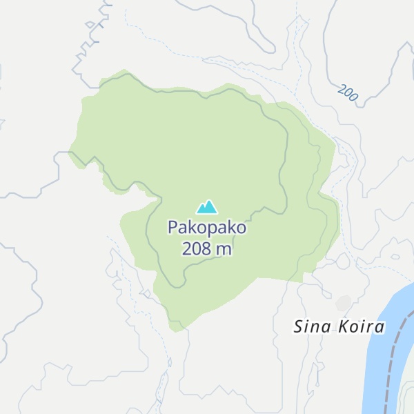 Map of Pakopako