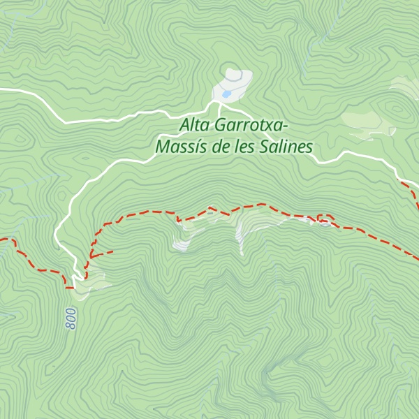 Map of Puig de la Gavarra