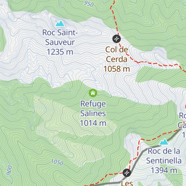 Map of Refuge Salines