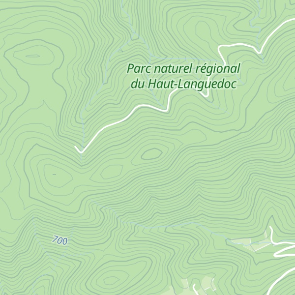 Map of Fraissinèdes Crespy
