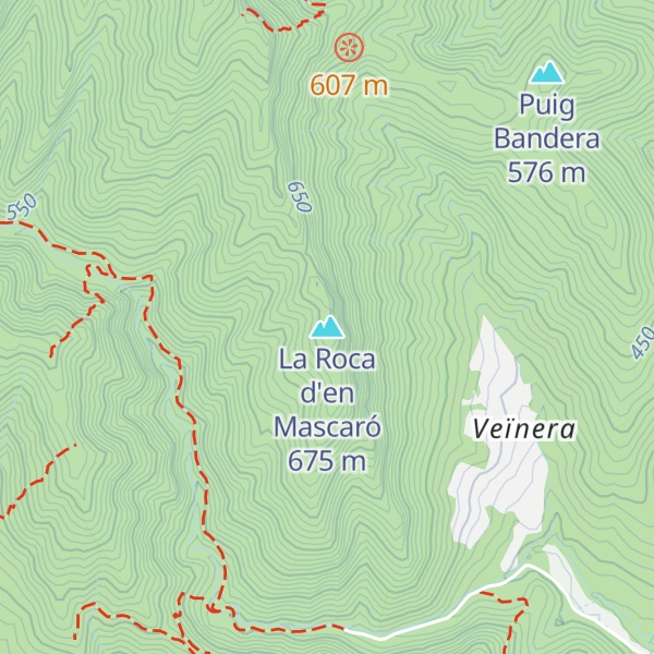 Map of La Roca d'en Mascaró