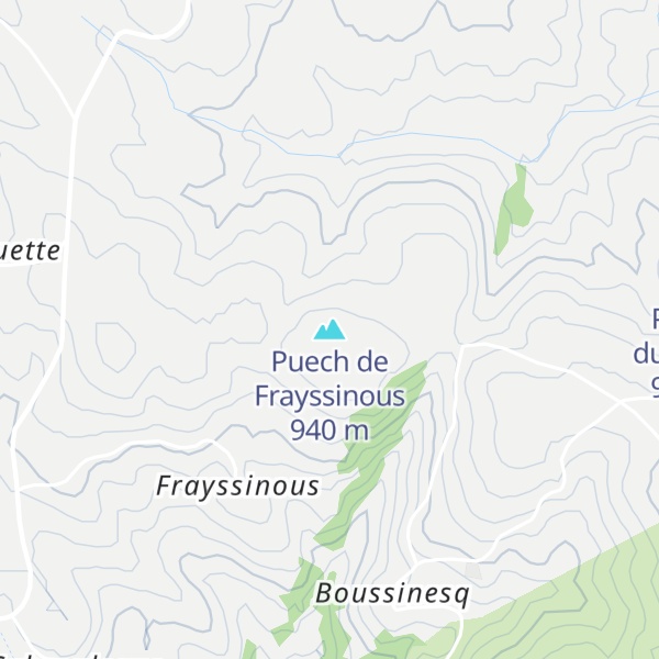 Map of Puech de Frayssinous